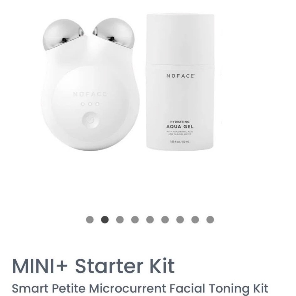 NuFace MINI+ Facial Toning Kit in White